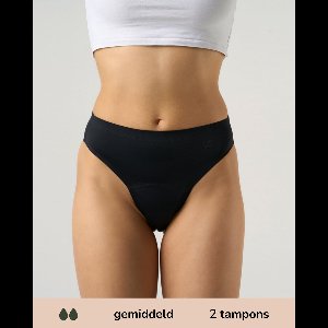 Moodies menstruatie ondergoed - Cheeky - gemiddeld kruisje - maat M - zwart
