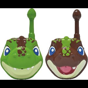 500 m 3D-dinosaurus walkietalkies