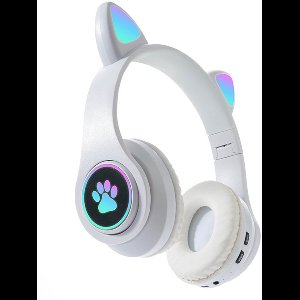 KINSI koptelefoon kinderen draadloos - Kinder Koptelefoon met Kattenoortjes - Multi-apparaat Compatibel