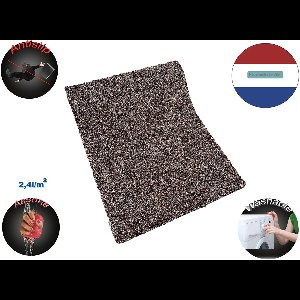 JYG Katcot SUPER ABSORB deurmat bruin 120x500cm - wasbaar - XXL tapijtloper
