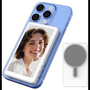 Magnetische Telefoonhouder met Spiegel voor Vloggen, Livestreaming & Content Creatie – Zelfontspanner, Smartphone Statief, Achteruitkijkfunctie & Video Accessoire