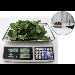 FEDEC Digitale Horeca weegschaal - Tot 40KG - RVS