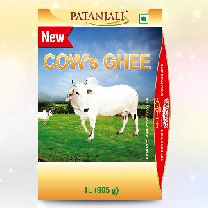 Patanjali Koeien Ghee 1L – Traditionele Ayurveda Ghee | Voor Koken, Curry’s & Rituelen met Kajal Sticker