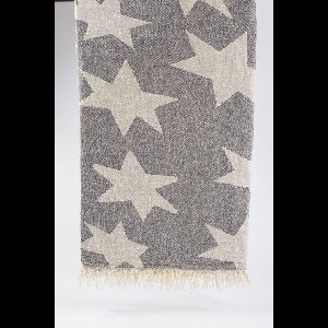 uit Turkije By Aquatolia Hamamdoek Labranda met Sterren - 100% Zacht Katoen - Strandlaken - Handdoek -  - 100cm x 180cm - Originele hamamdoek uit Turkije