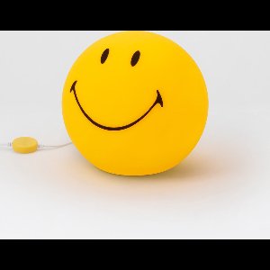 Mr Maria - Smiley® Star Light - 25 cm - dimbaar - Geel