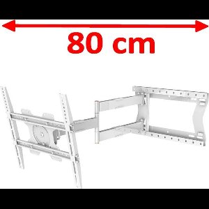 XTRarm Tantal Flex 80 cm TV Beugel Wit