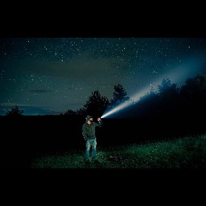 Flashlight Zaklamp Supfire C8-H, USB, 950lm, 500m