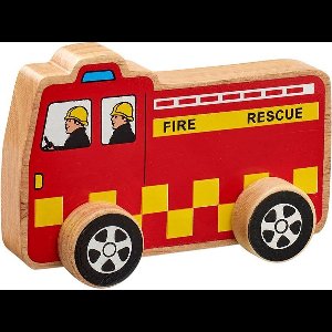 Lanka kade brandweerauto van hout