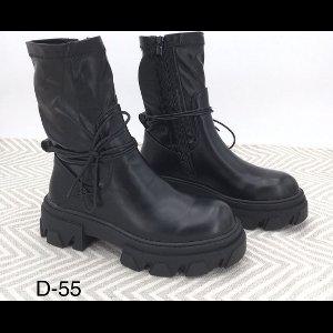 Shoekueen Dames Laarzen Veter Leer 40