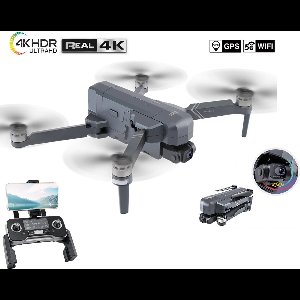 LUXWALLET Skyline 4K Drone – 28.8 KM/h - 3840x2160P – 5G GPS - Echte 4K Camera  + Gimbal – 1.2KM Afstand - Quadcopter EIS - Professioneel Gebruik