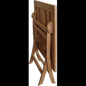 Tuintafel Milton teak vierkant - 80x80x76 cm