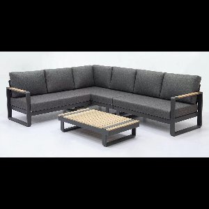 Taste by 4 Seasons Outdoor - Amari loungeset - 4-delig - Hoekbank met koffietafel