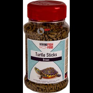 Vivani schildpadden sticks bruin - voer - 500ml/150gram
