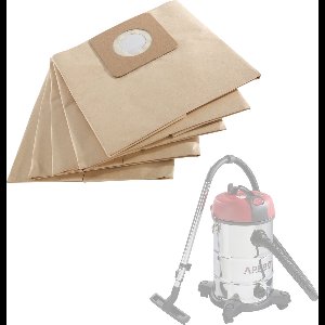 AREBOS 5x Zak voor Stofzuiger 1800 W