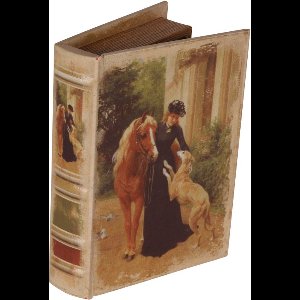 Baroque - Opberger - Opbergboek Dame 20 cm - Bruin - 20x14x4 - PU Leather