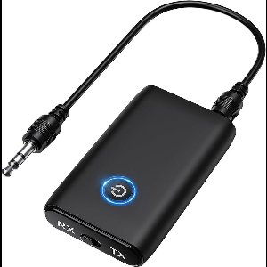Bluetooth Transmitter - Bluetooth Receiver - Adapter - Zwart met Blauw