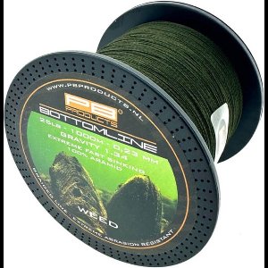 PB Products - Bottom Line Gevlochten Lijn - Weed - 1000 meter