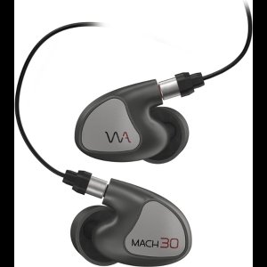 Westone Audio MACH 30 In-Ear Monitor – Driedubbelvoudige Driver – 20 Hz – 18 kHz – Linum Estron BaX-kabel – Zwart