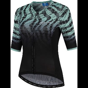 Rogelli Animal Fietsshirt - Korte Mouwen - Dames - Zwart, Turquoise - Maat M