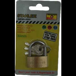 Stahlex Hangslot - Ø 30 mm - Gehard - Inclusief 3 sleutels - Veiligheidscategorie C