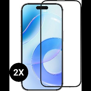 Screenprotector geschikt voor iPhone 14 Plus Screenprotector Glas Gehard Tempered Glass Full Cover - Screenprotector geschikt voor iPhone 14 Plus Screen Protector Screen Cover - Volledig dekkend beschermglas - 2 stuks