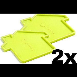 2 Stuks - Balvi Opbergbakje Chez Moi 15 X 16 Cm Groen