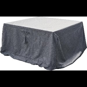 Hesperide Tuinmeubel bescherm hoes Hambo - grijs - polyester - waterafstotend - 308 x 190 x 80 cm