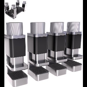 MMOBIEL 4 stuks Metalen Lijmklemmen Smartphone LCD Front Glas Reparatie Tool Set voor Smartphone en Tablet reparaties