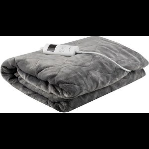 Oneiro’s Luxe Elektrische deken WARMY 180 x 130 cm - Verhitting bescherming - warmtedeken - onderdeken - winter - elektrische voetenwarmer - 1 persoons