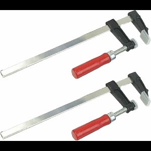 Bruder Mannesmann Snelspan lijmklem - 2x - verzinkt staal - bereik 300 mm - lijmtang