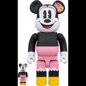 400% & 100% Bearbrick Set - Minnie Mouse (Lunch Box)
