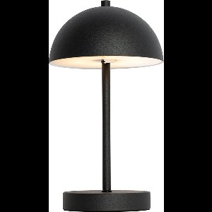 QAZQA keira - Moderne Dimbare LED Draadloze Oplaadbare Tafellamp USB met Dimmer - 1 lichts - H 29.3 cm - Zwart - Buitenverlichting