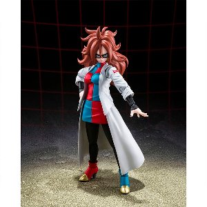 Tamashi Nations Sh Figuarts Androide 21 Lab Coat Dragon Ball Fighterz 15 Cm Figuur Veelkleurig