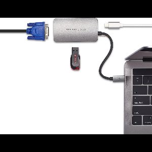 PEPPER JOBS USB C HUB TCH-3 | 3-in-1 USB C Adapter | Oplader Universeel