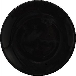 Dutch Rose Bord Plat Zwart - Ø20cm