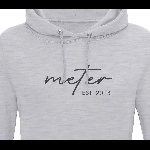 Hoodie dames met capuchon - Sweater dames capuchon - Meter - Meter cadeau - Liefste meter - Meter est 2023 - Lichtgrijs S