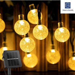 Heuts Goods - Solar Tuinverlichting - Tuinverlichting op Zonneenergie - Solar Lichtsnoer Buiten - 8 Lichtstanden - ø2CM - 5M 20LEDs