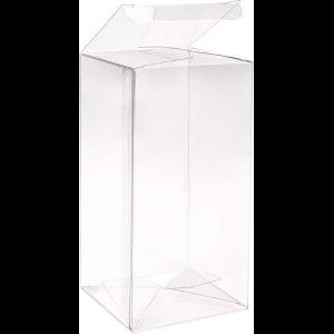 Plastic Doosjes 7,6x7,6x15,2cm Kristalhelder met Autolock Bodem (25 stuks)