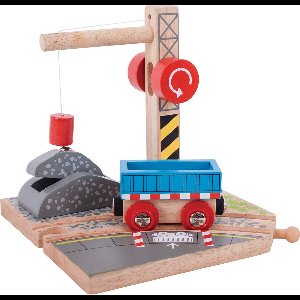 Houten Rails - Gravel Kraan