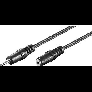 2,5mm Jack stereo audio verlengkabel - 2 meter