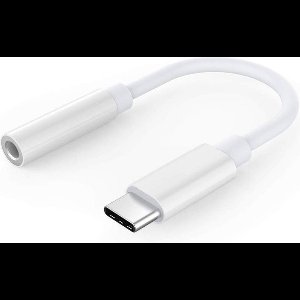 A-KONIC© Usb-C naar Jack 3.5mm (Aux) | Type-C to Aux Verlooptstuk | Wit  | hub | kabel | phone/pc/tablet | Compatible met Apple | macbook | Chromebook | Samsung | Dell | Lenovo | Surface | Huawei | Xiaomi
