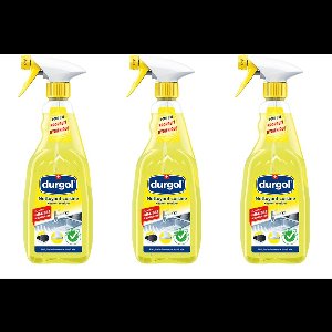 Durgol® | 3 x 500 ml keuken reiniger | schuim-ontkalker en ontvetter | verwijderd kalkaanslag