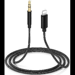 Audiokabel geschikt voor iPhone Aux Kabel - Aux 3.5mm geschikt voor Lightning naar Jack kabel voor in Auto, Speaker en Soundbar - Geschikt voor iPhone X/11/12/13 en iPad