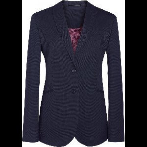 Brook Taverner Cordelia Ladies' jacket BT2273 - Navy Pin Dot - 38 EU (10 UK)