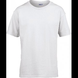 Gildan Softstyle Euro Fit Youth T-shirt GI6400B - White - 9/11 years (L)