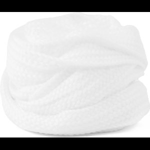 GBG Sneaker Veters 2CM Wijd 120CM - Stralend Wit - Bleek Wit - Bleach White - Schoenveters - Laces - o.a. geschikt voor Adidas Campus 00s