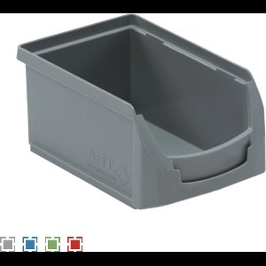 Alpac Magazijnbak - Opbergbak - 160 x 104 x 75 mm - 0.5L - Grijs