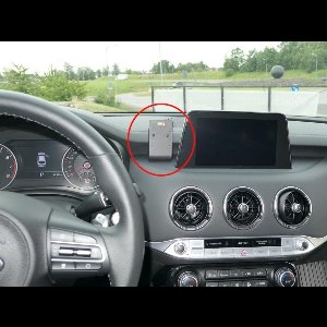 Brodit ProClip houder geschikt voor Kia Stinger 2018 - Center mount