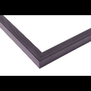 Wovar Daktrim Antraciet Aluminium Buitenhoek 6.0 x 6.4 x 40 cm | Per Stuk