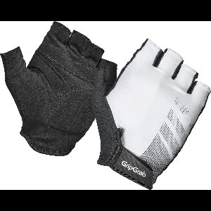 GripGrab - Ride RC Lite Korte Vinger Zomer Fietshandschoenen met Padding - Wit - Unisex - Maat XS
